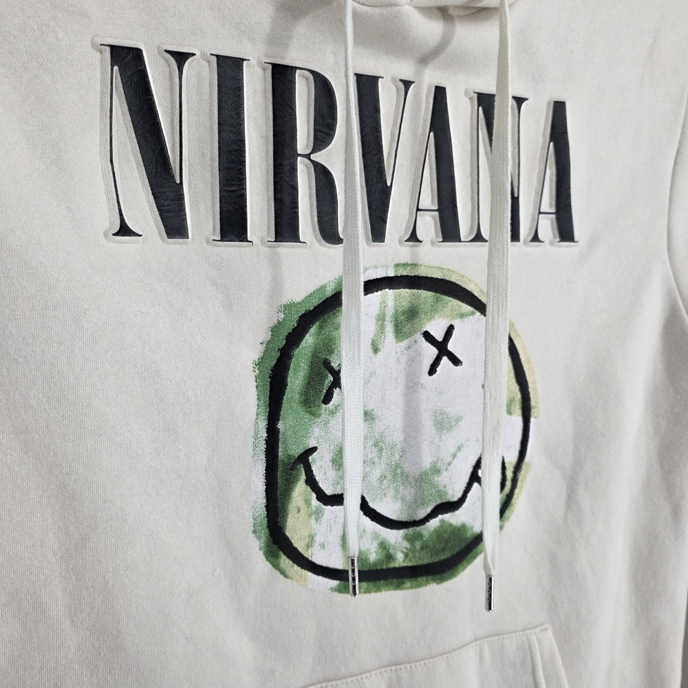 Nirvana Hoodie Men Med 3D Print Rock Band Grunge Sweatshirt Cobain Teen Spirit - Picture 1 of 8